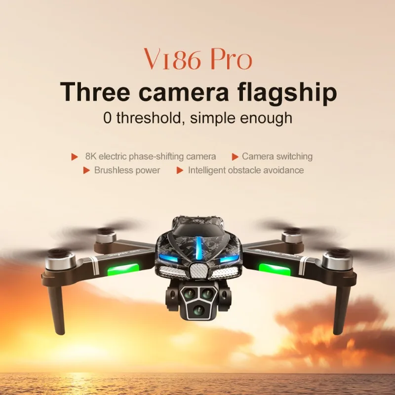 Drone Gimbal 2 Axis - 새로운 V186 프로 드론 전문 브러시리스