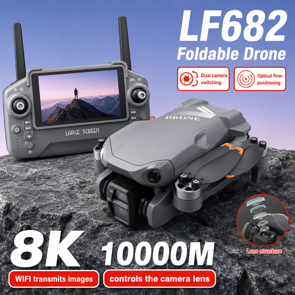 Drone Gimbal Brushless - 항공 사진 촬영 LF682 드론 8K