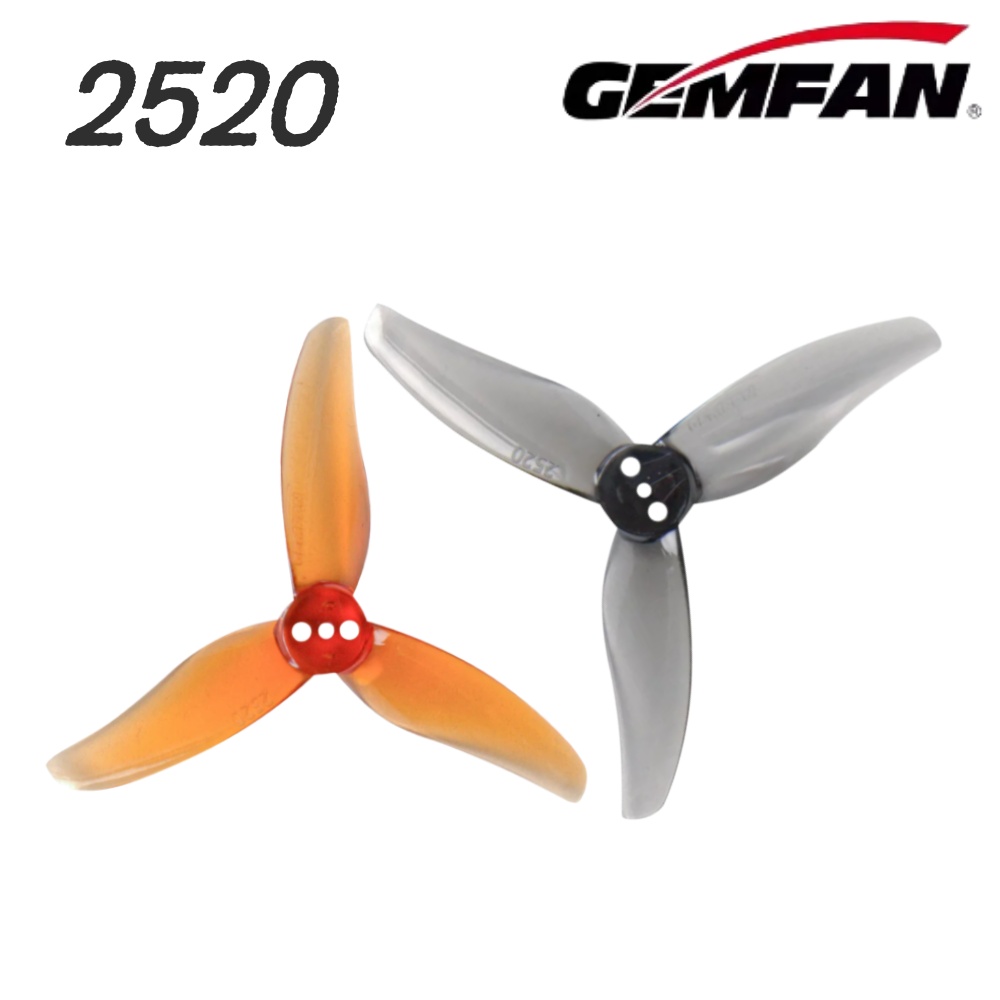 Drone Gimbal Controller - 4쌍의 Gemfan 허리케인 2520 2.5X2X3 3-블레이드