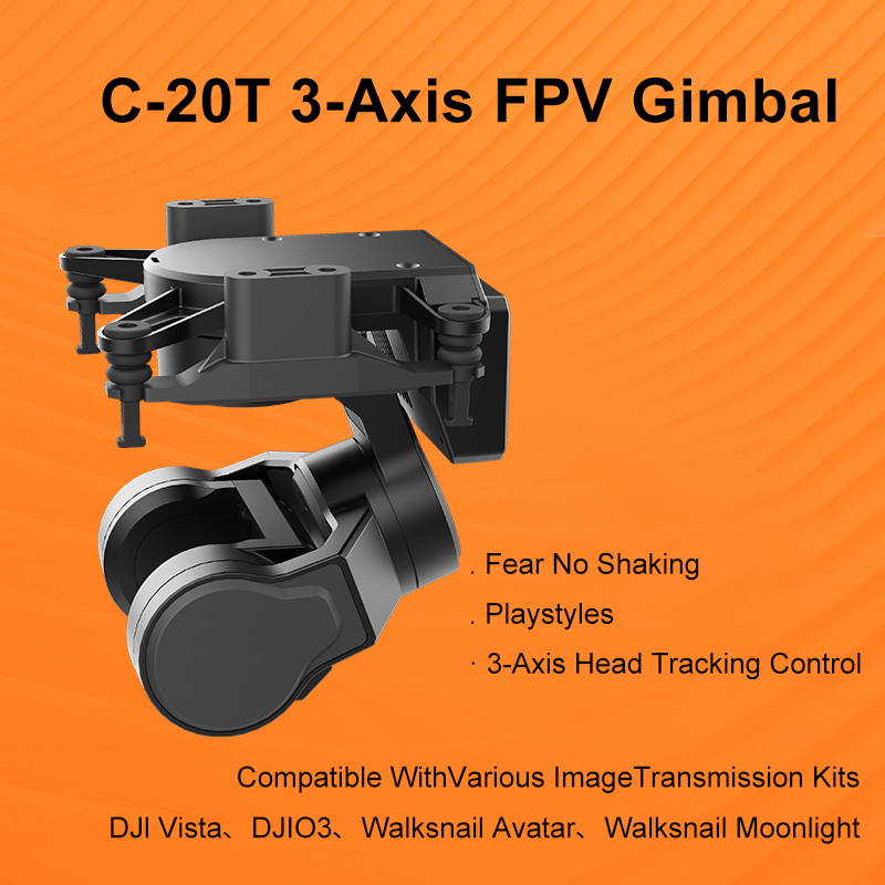 Drone Gimbal Mount - FPV 레이싱 드론용 3축 짐벌, 안정성