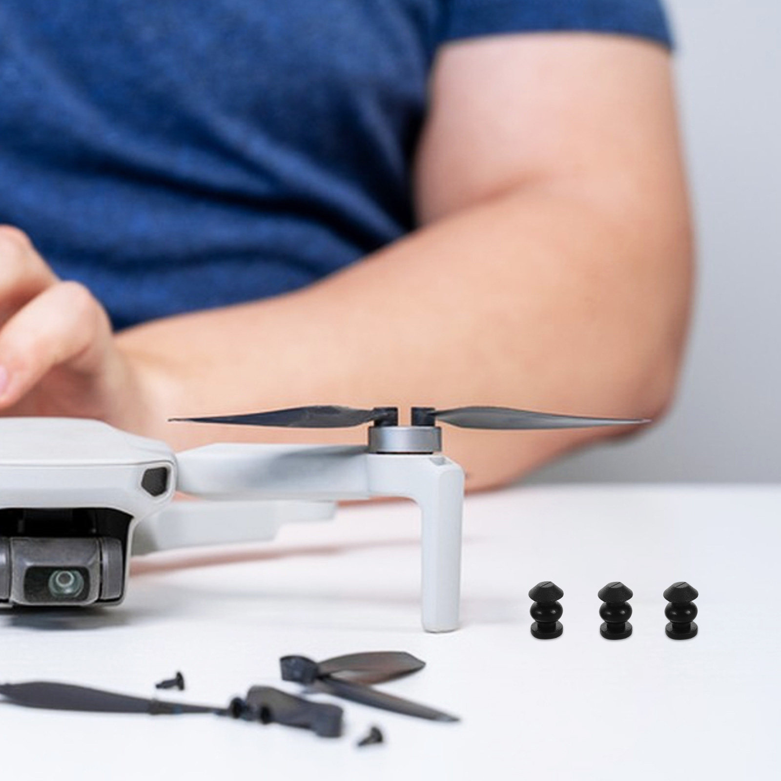 10Pcs 드론 짐벌 충격 흡수 장치 실리콘 고무 볼  - Drone Gimbal Dampener 리뷰 및 가격