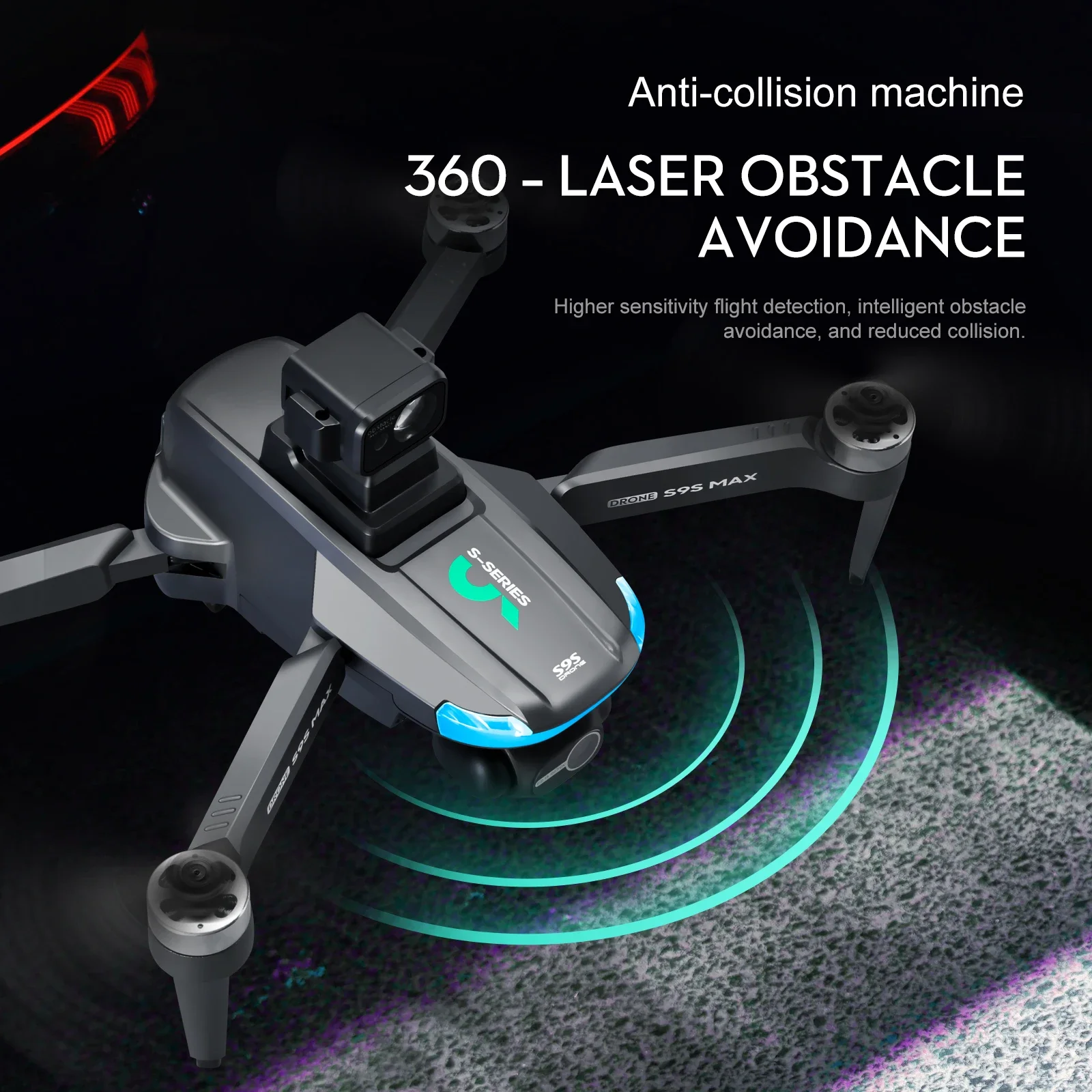 새로운 S9S MAX 미니 드론 4K 2축 PTZ HD - Drone Gimbal Brushless 리뷰 및 가격