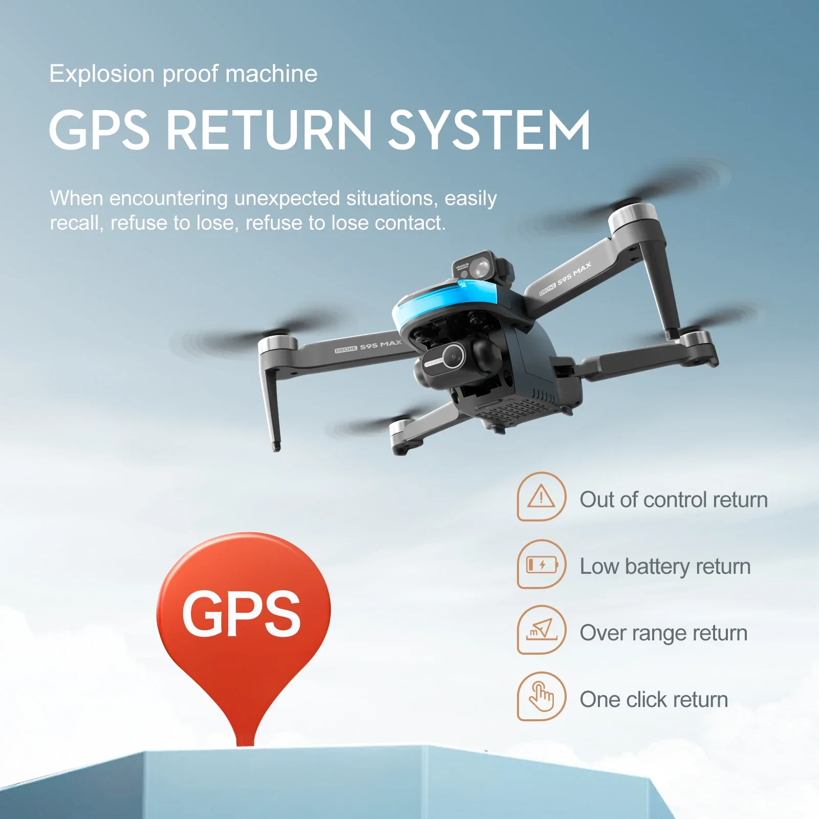 새로운 S9S MAX 미니 드론 4K 2축 PTZ HD - Drone Gimbal Brushless 리뷰 및 가격