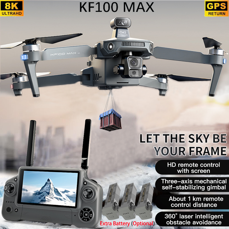 KF100 MAX GPS 드론 4K 카메라 3축 짐벌  - Drone Gimbal 3 Axis 리뷰 및 가격