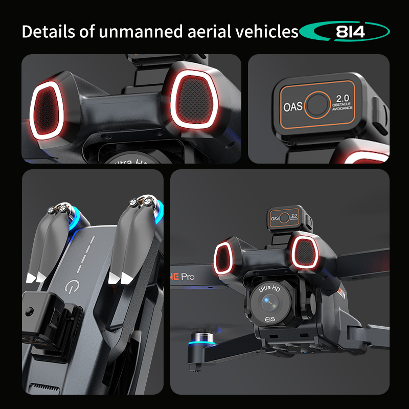 814 드론 프로페셔널 4K HD 카메라 GPS 리턴  - Drone Gimbal 2 Axis 리뷰 및 가격