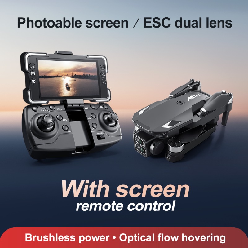 M10 카메라 드론 리모컨(스크린 포함) 듀얼 카메라  - Drone Gimbal Brushless 리뷰 및 가격